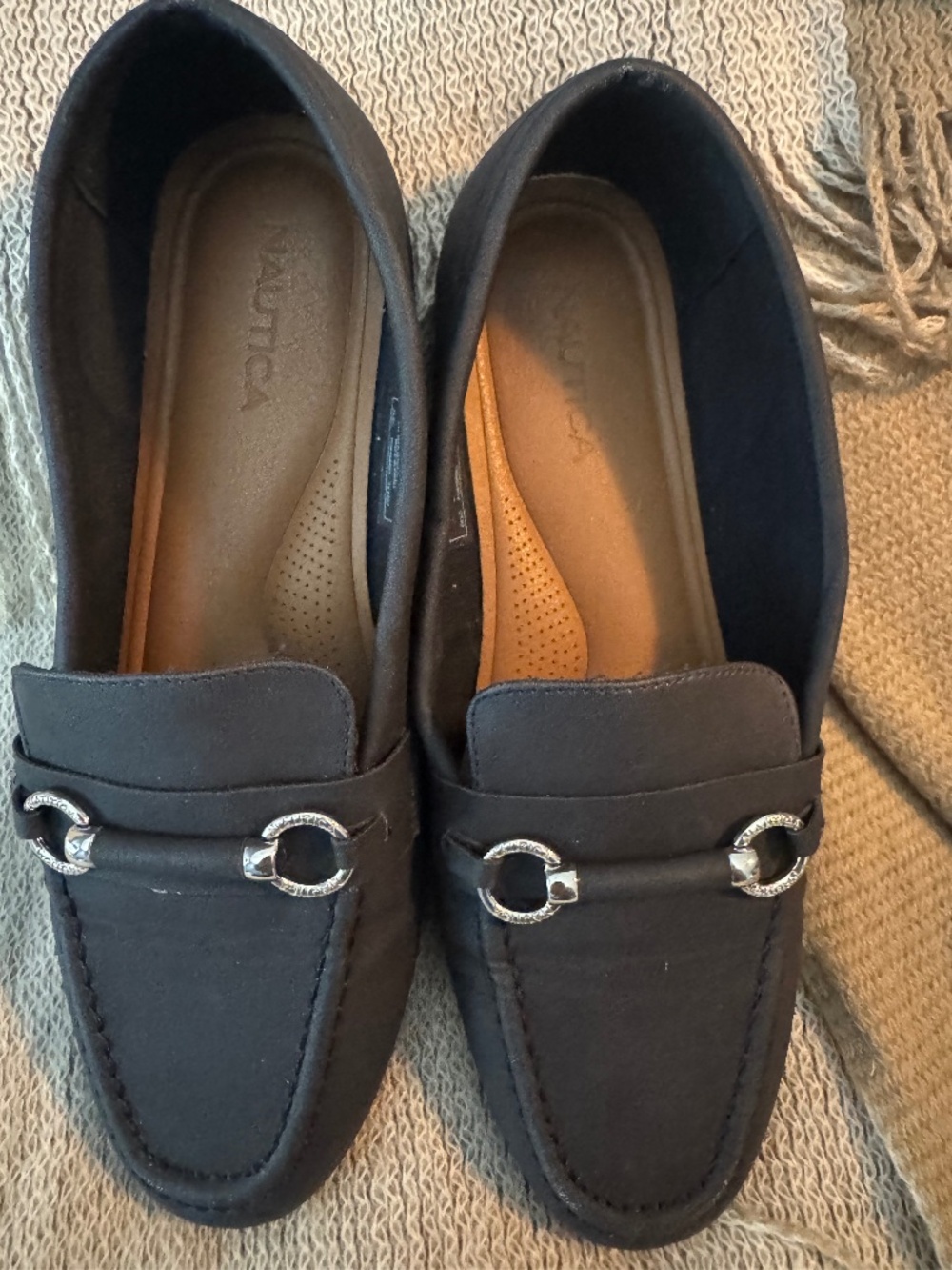 Nautica navy loafers